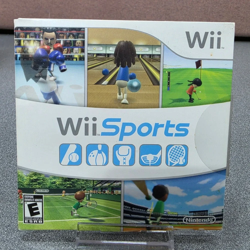 Nintendo Wii Sports Video Game Good with Manual in Cardboard Sleeve